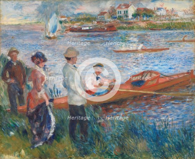 Oarsmen at Chatou, 1879. Creator: Pierre-Auguste Renoir.
