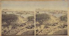 Oasis in desert, 1856-1857. Creator: Francis Frith