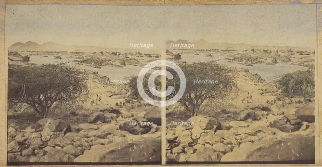 Oasis in desert, 1856-1857. Creator: Francis Frith.
