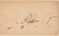 Oasis in the Desert, c.1913. Creator: Emil Orlik