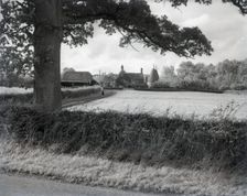 Oast houses near Goudhurst, Kent, c1955. Creator: Arthur Charles Kirby Ware