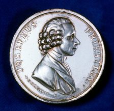Obverse of commemorative medal for Joseph Priestley (1733-1804), 1803. Creator: Unknown