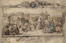 Obdorsk fair, 2nd half of 19th century. Creator: Mikhail Znamensky