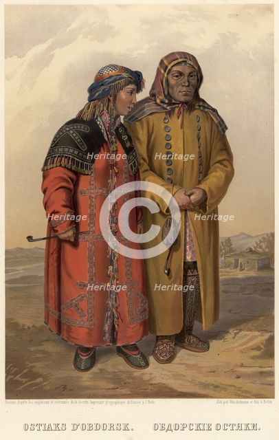 Obdorsk Ostyaks, 1862. Creator: Karlis Huns.