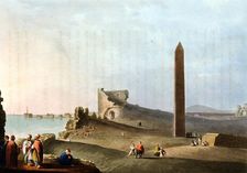 Obelisks at Alexandria called Cleopatra's Needles 1802