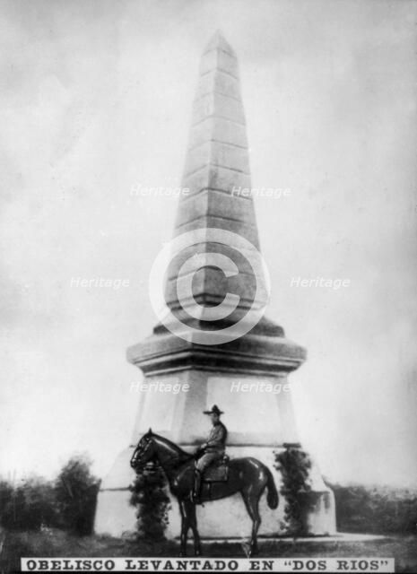 Obelisk of Two Rivers, (1895), 1920s. Artist: Unknown