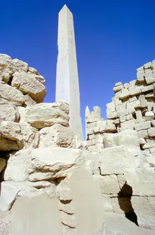 Obelisk of Hatshepsut, Karnak, Egypt. Creator: Tony Evans