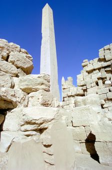 Obelisk of Hatshepsut, Karnak, Egypt. Creator: Tony Evans