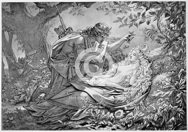 Oberon and Titania, 19th century. Creator: Unknown.
