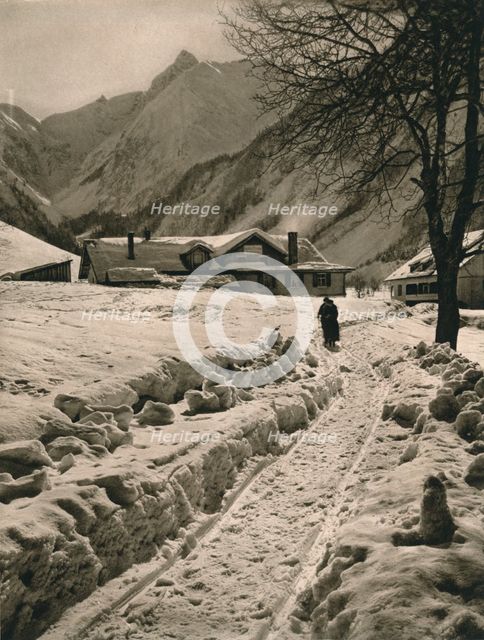 'Oberstdorf (Allgau). Spielmannsau - Trettachspitze', 1931. Artist: Kurt Hielscher.