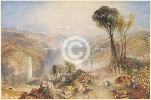 Oberwesel, 1840. Creator: JMW Turner.