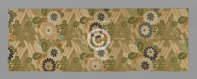 Obi (Belt), Japan, 18th/19th century, late Edo period (1789-1868)/ Meiji period (1868-1912). Creator: Unknown.