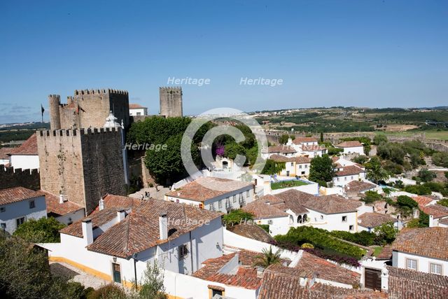 Obidos Castle, Obidos, Portugal, 2009. Creator: Samuel Magal.