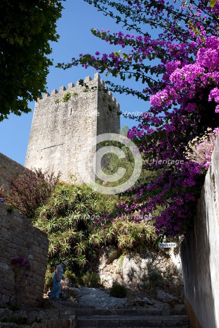 Obidos Castle, Obidos, Portugal, 2009. Creator: Samuel Magal.