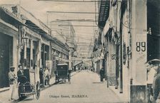 Obispo Street, Habana c1910