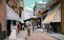Obispo Street, Havana, Cuba, early 20th century