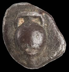 Obol. Athens, Attica. Amphora, c540-520 BC. Creator: Numismatic, Ancient Coins