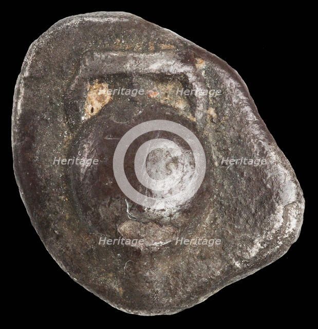 Obol. Athens, Attica. Amphora, c540-520 BC. Creator: Numismatic, Ancient Coins  .