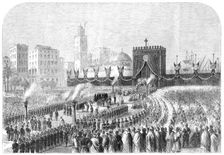 Obsequies of the Duke of Malakoff at Algiers on the 4th of June, 1864. Creator: Unknown