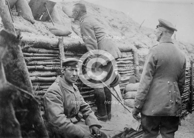 Observation from German Trenches, between c1910 and c1915. Creator: Bain News Service.