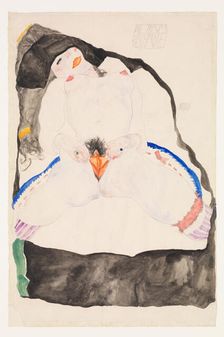 Observed in a Dream , 1911. Creator: Schiele, Egon (1890-1918)