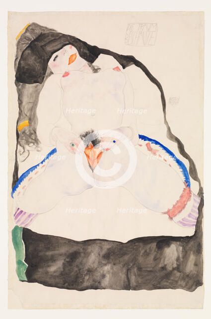 Observed in a Dream  , 1911. Creator: Schiele, Egon (1890-1918).