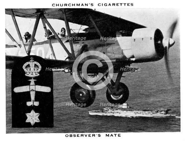 Observer's Mate, 1937.Artist: WA & AC Churchman