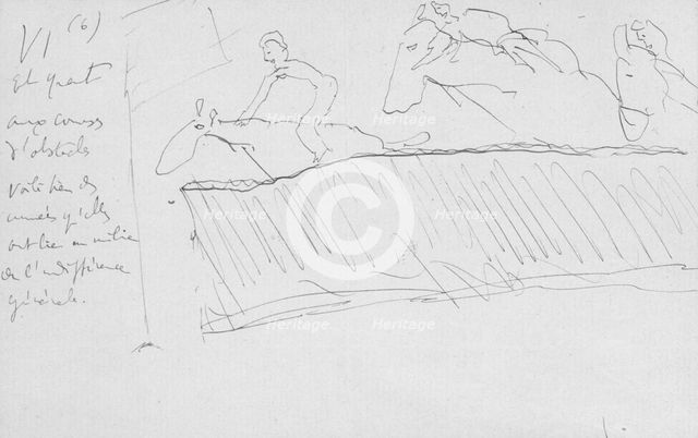 'Obstacle Course', c1891-1922. Artist: Marcel Proust
