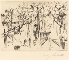 Obstgarten im Herbst (Fruit Garden in Autumn), 1912. Creator: Lovis Corinth
