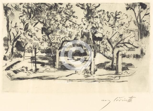 Obstgarten (Orchard), 1918. Creator: Lovis Corinth.
