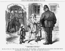 "Obstructives", 1870. Creator: Joseph Swain