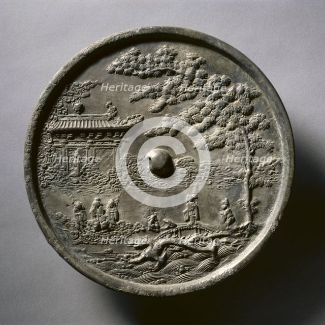Octafoil Mirror with Lunar Palace, early 12th-mid 13th century. Creator: Unknown.