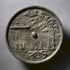 Octafoil Mirror with Lunar Palace, early 12th-mid 13th century. Creator: Unknown