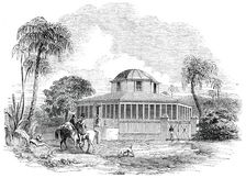 Octagon Villa, Antigua, 1850. Creator: Unknown