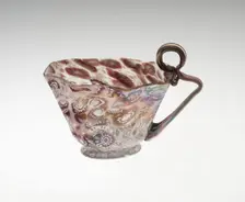 Octagonal Cup with Handle, Venice, 19th century. Creator: Unknown