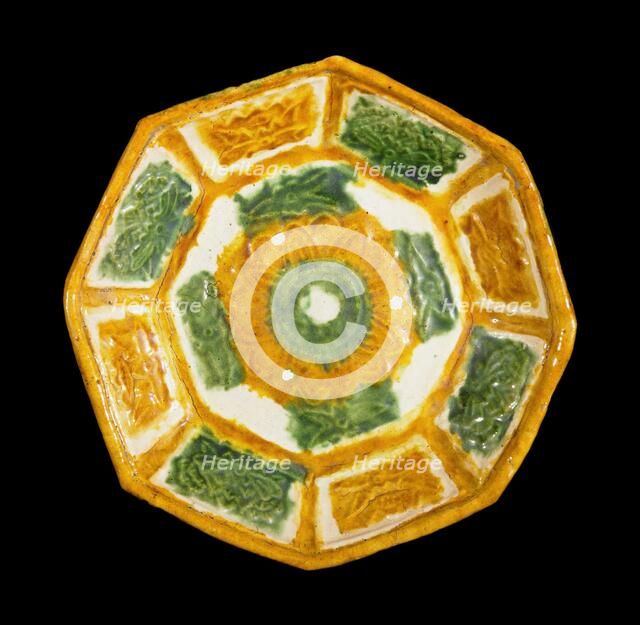 Octagonal dish, 907-1125. Creator: Unknown.