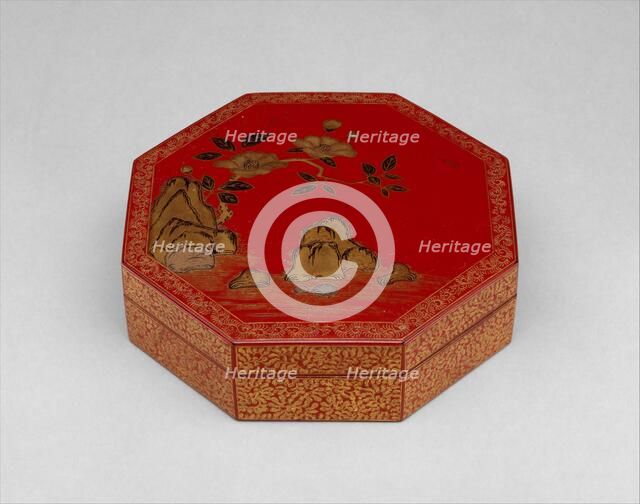 Octagonal incense box, 17th century. Creator: Unknown.
