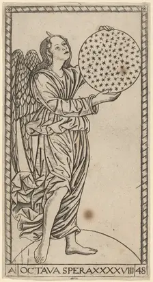Octava Spera (Eighth Sphere), probably c. 1470. Creator: Master of the S-Series Tarocchi