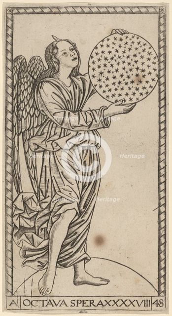 Octava Spera (Eighth Sphere), probably c. 1470. Creator: Master of the S-Series Tarocchi.
