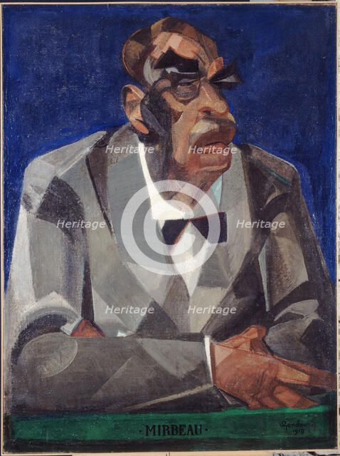 Octave Mirbeau (1848-1917), writer and journalist, 1919. Creator: Unknown.