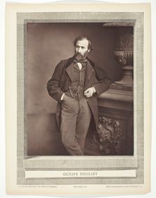 Octave Feuillet (French novelist and playwright, 1821-1890), 1876/84. Creator: Antoine-Samuel Adam-Salomon