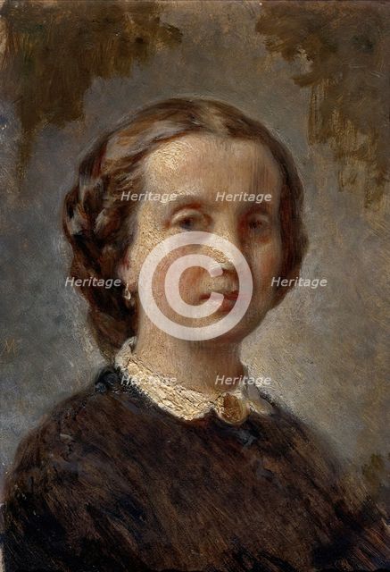 Octavia Bouchet Ipschier, c1860. Creator: Federico de Madrazo y Kuntz.