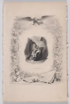 Octavie, from The Songs of Béranger, 1829. Creator: Melchior Péronard