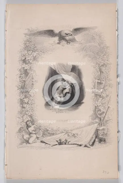 Octavie, from The Songs of Béranger, 1829. Creator: Melchior Péronard.
