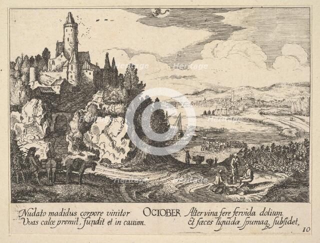 October, 1628-29. Creator: Wenceslaus Hollar.