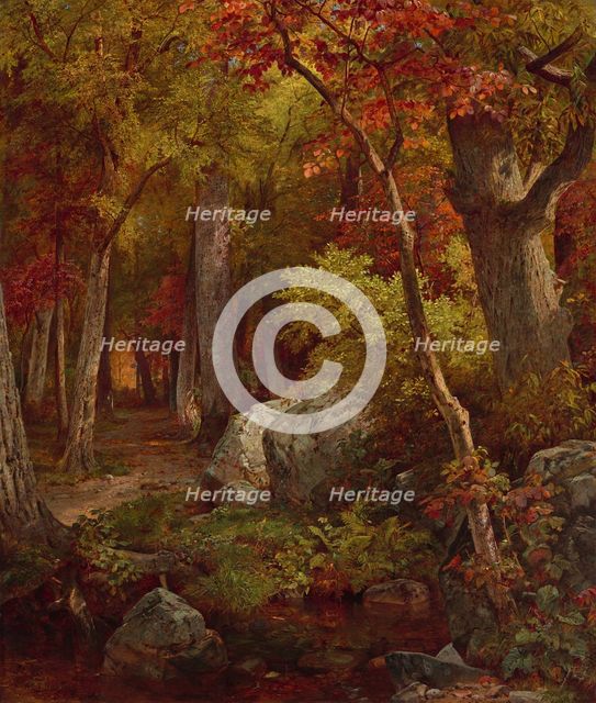 October, 1863. Creator: William Trost Richards.