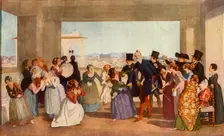 October Celebration in Rome c1842, (1965). Creator: Aleksandr Ivanov
