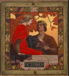 October (cover illustration for Harper's Magazine), 1903. Creator: William Clarke Rice