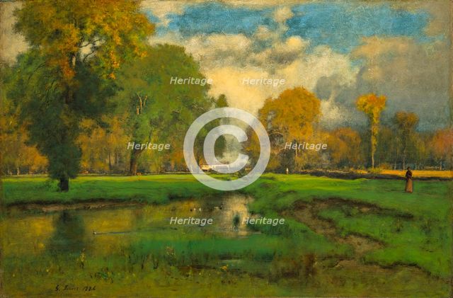 October (image 1 of 2), 1882 or 1886. Creator: George Inness.