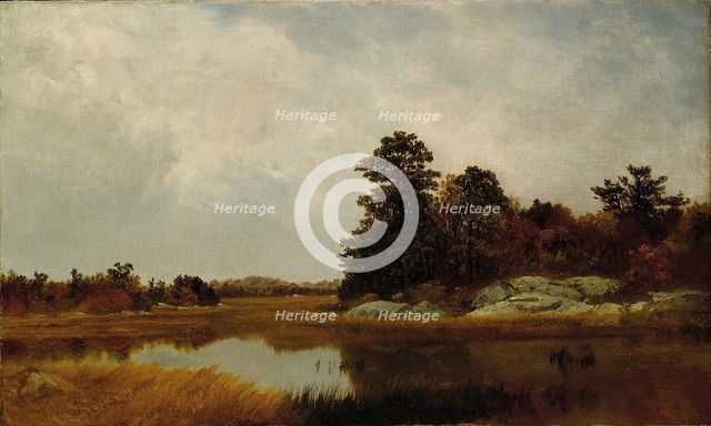October in the Marshes, 1872. Creator: John Frederick Kensett.